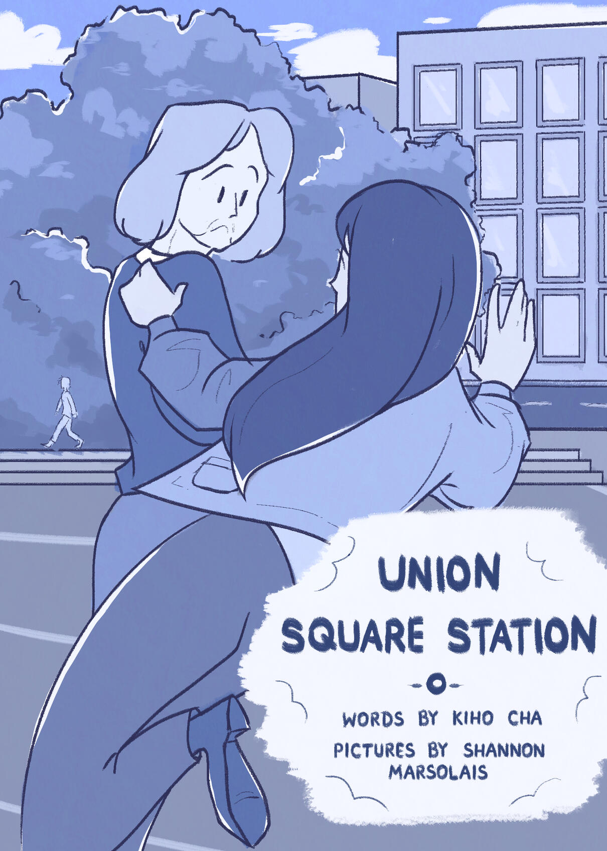 A cover for a found poetry zine.