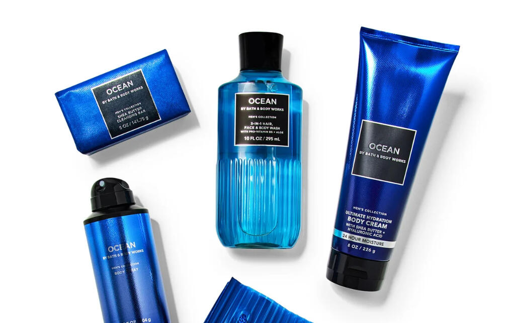 Final shots from Bath and Body Works' 2024 Ocean collection.